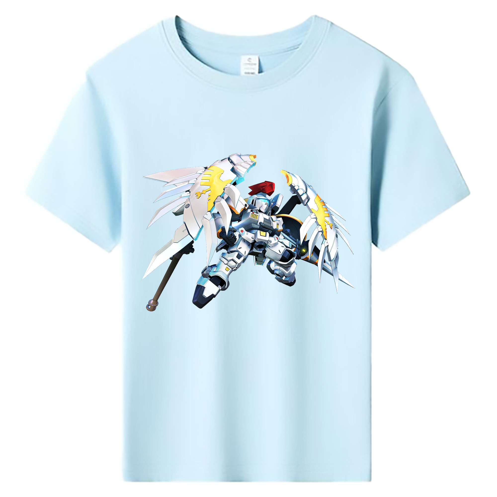（画像用） 機動戦士ガンダム Mobile Suit Gundam 綿100％キッズTシャツ（フロントプリント）